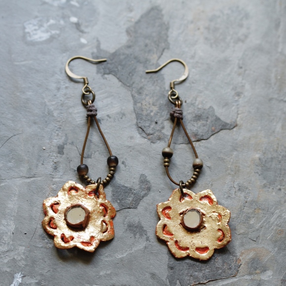 Handmade Vintage Earrings - Picture 5 of 7